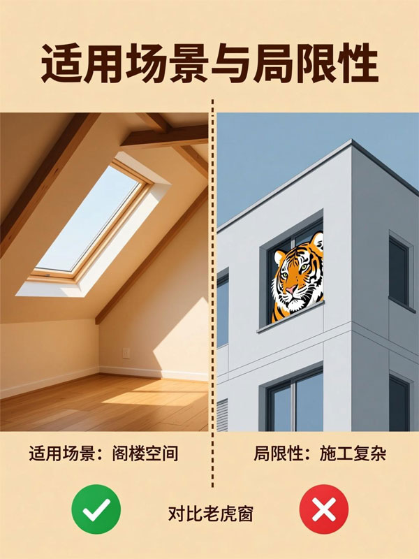 阁楼天窗适用场景与局限性